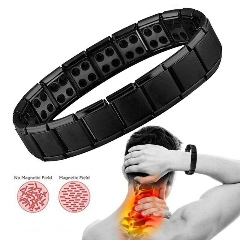 Weight loss Therapeutic Energy Bracelet Healing Therapy Titanium Steel Magnetic