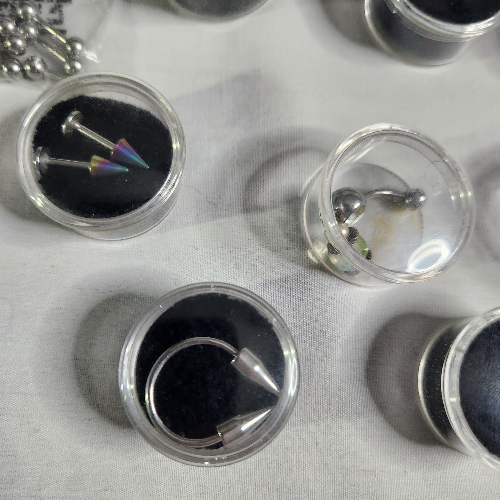 Vintage Body Jewelry Piercing HUGE Lot – Ear, Nose, Nipple, Lip Etc….