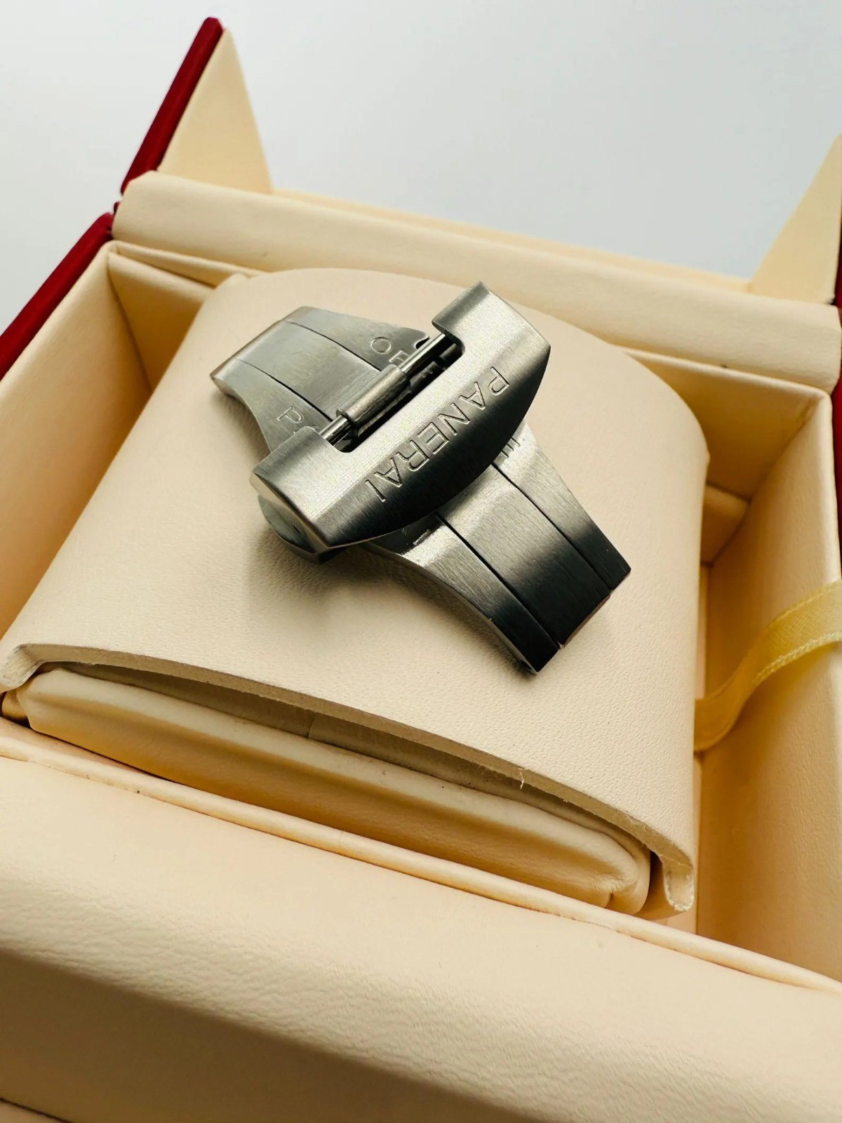22mm Panerai Stainless Steel Deployment Clasp PBJE Brushed Finish