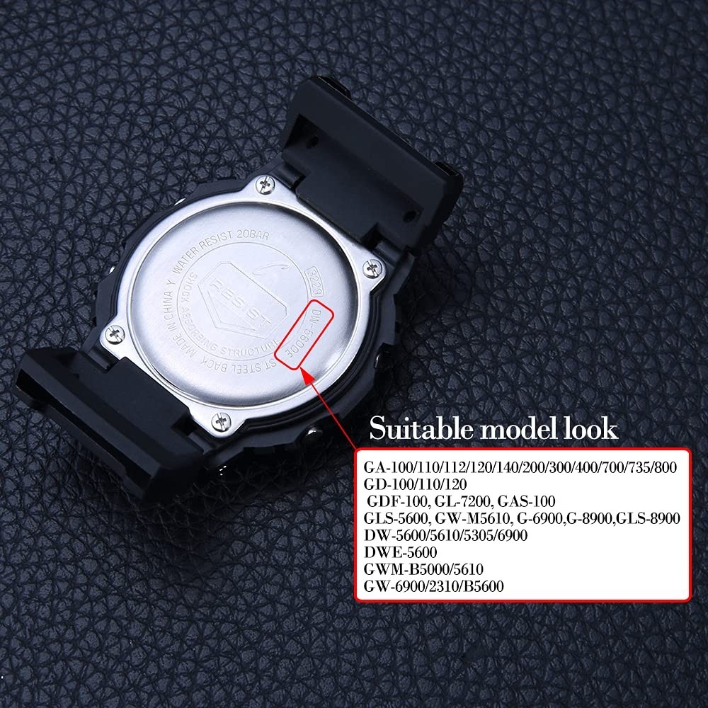16mm Nylon Watch Band Strap + Adapters for Casio Series – Durable Replacement Ac