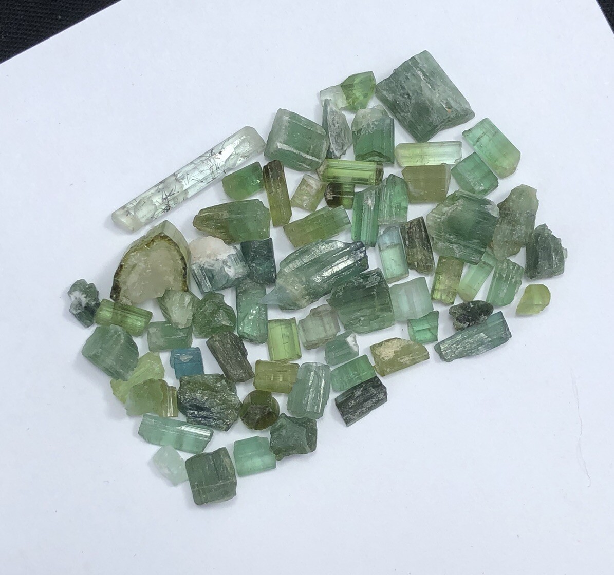 38 Carat Faceted Quality Natural Tourmaline Rough Lot from AFG Loose Gemstone