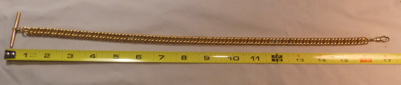 Vintage Very Heavy Pocket Watch Chain – 17″ long & Weighs 67 Grams -BEST OFFER-