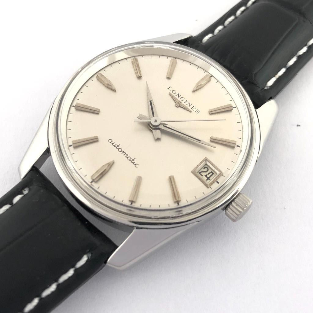 0% TARIFFS 1966 LONGINES CONQUEST FISH GOLD MEDALLION SWISS AUTOMATIC DATE STEEL
