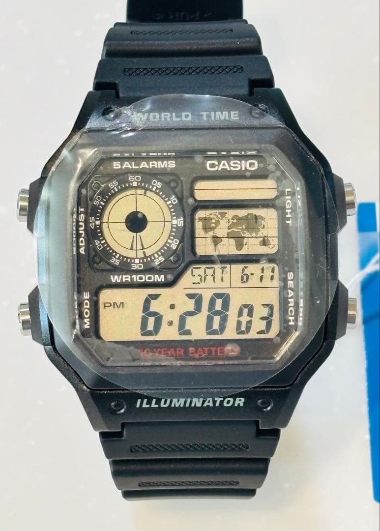 Brand new CASIO AE 1200WH 1AV Casio Royal with manual