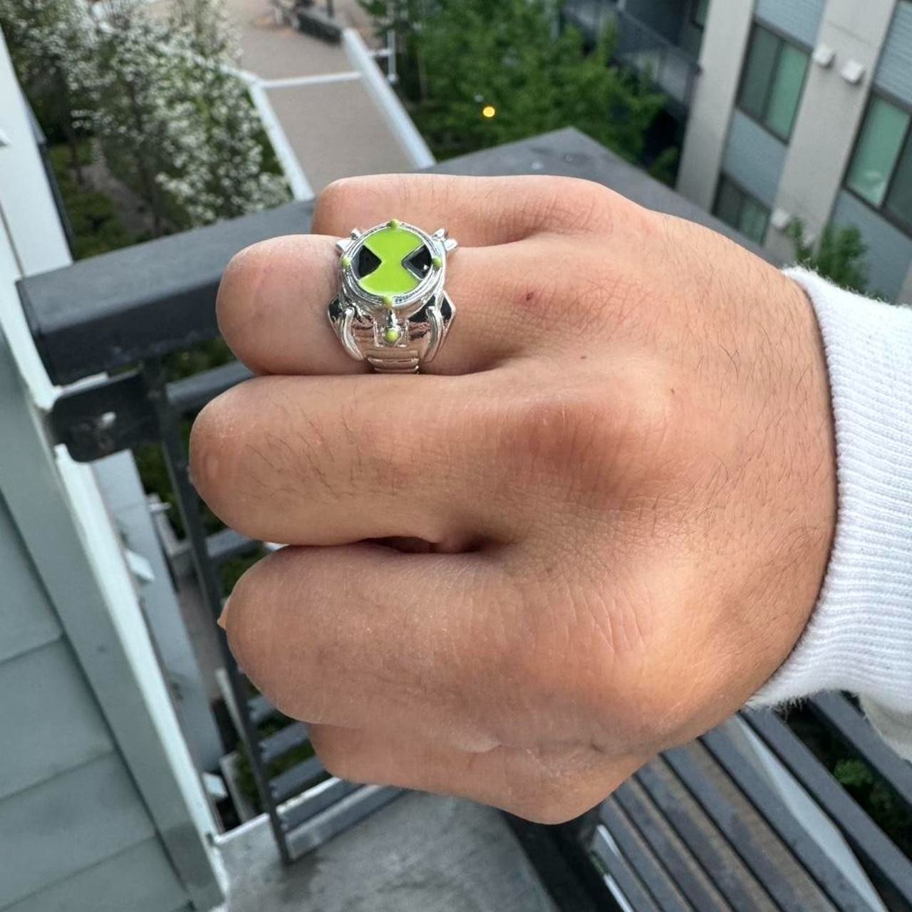 Ben 10 Anime-Themed Open Ring