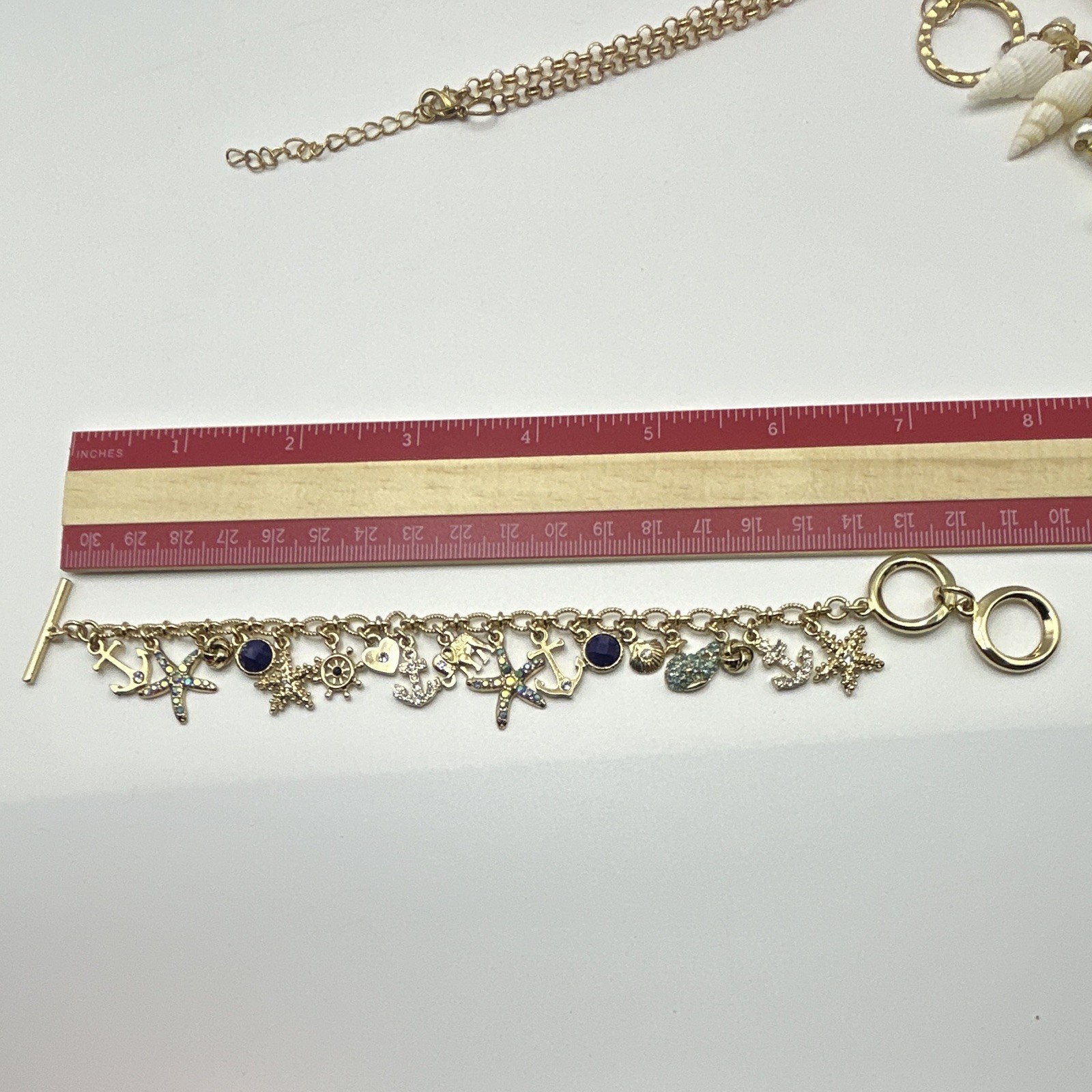 Nautical Jewelry Set Necklace Earrings Bracelet Lot