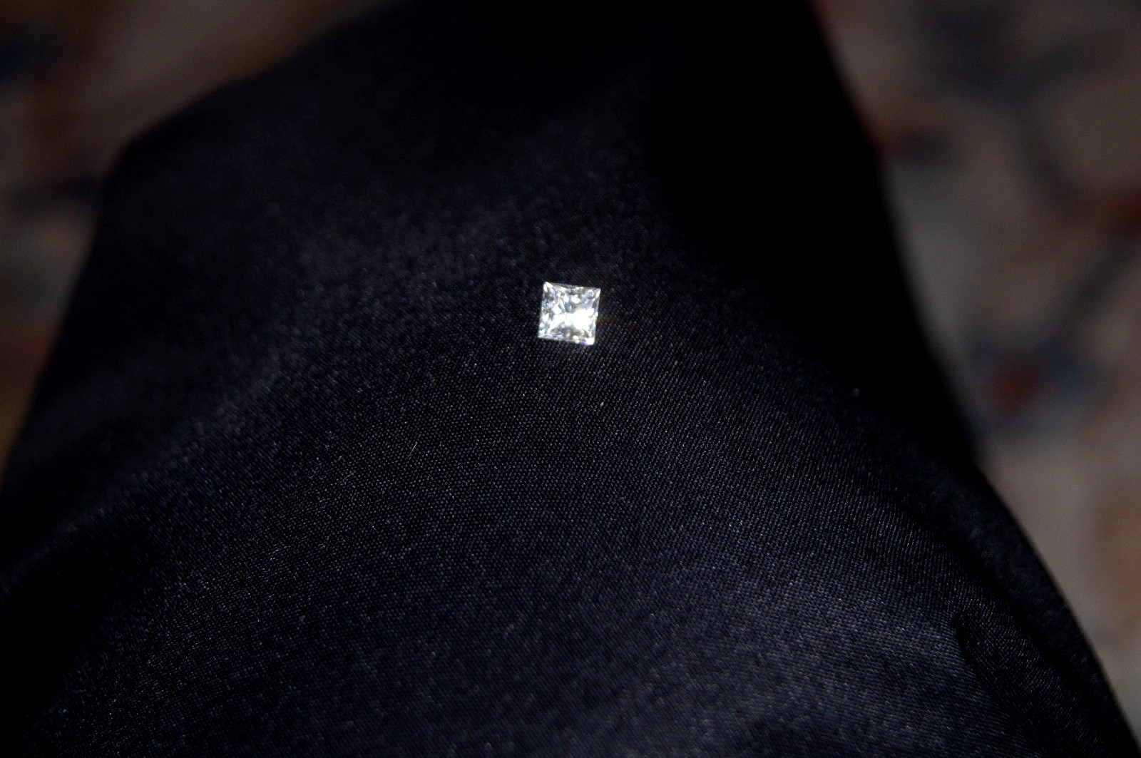 1.04ct Lab-Created Diamond Princess Cut D VVS1 IGI Certified HPHT
