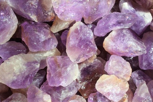 AMETHYST ROUGH GEM VIOLET PURPLE GEMSTONE GENUINE NATURAL UNCUT LARGE CRYSTAL