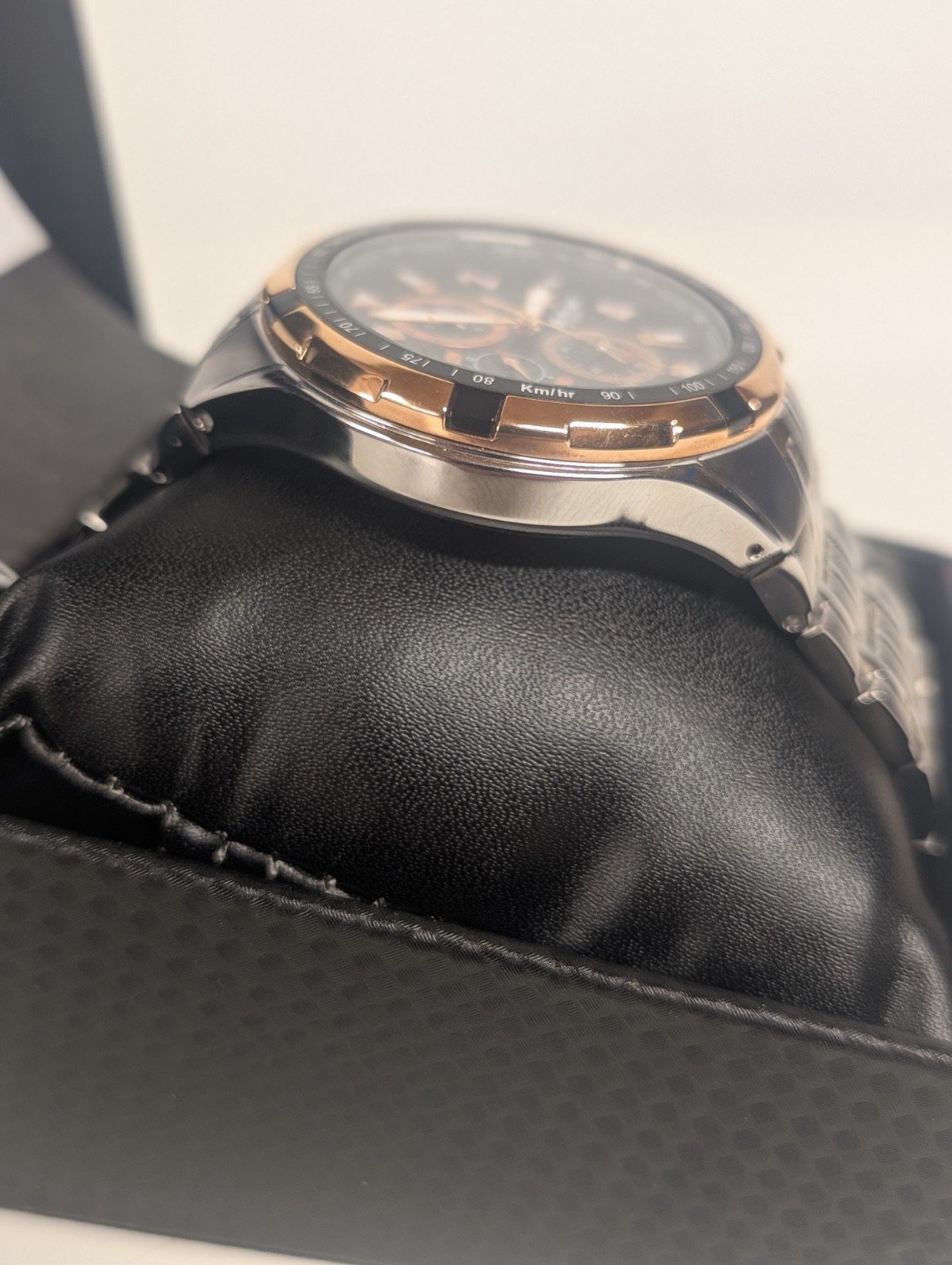 Titan Octane men’s watch model 90045KM02J stainless steel chronograph