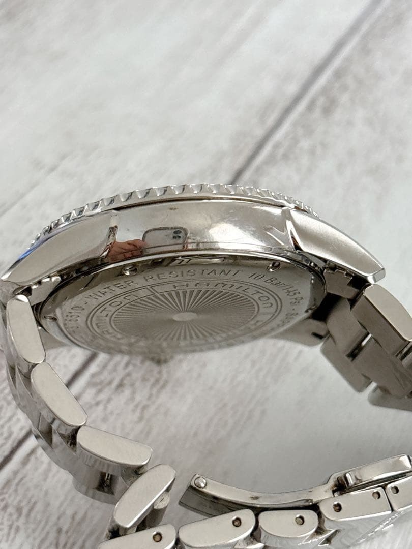 Hamilton Jazzmaster Seaview H375510 Navy Blue Dial Day Date Quartz Men’s Watch