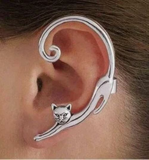 Stretching cat ear cuff climber