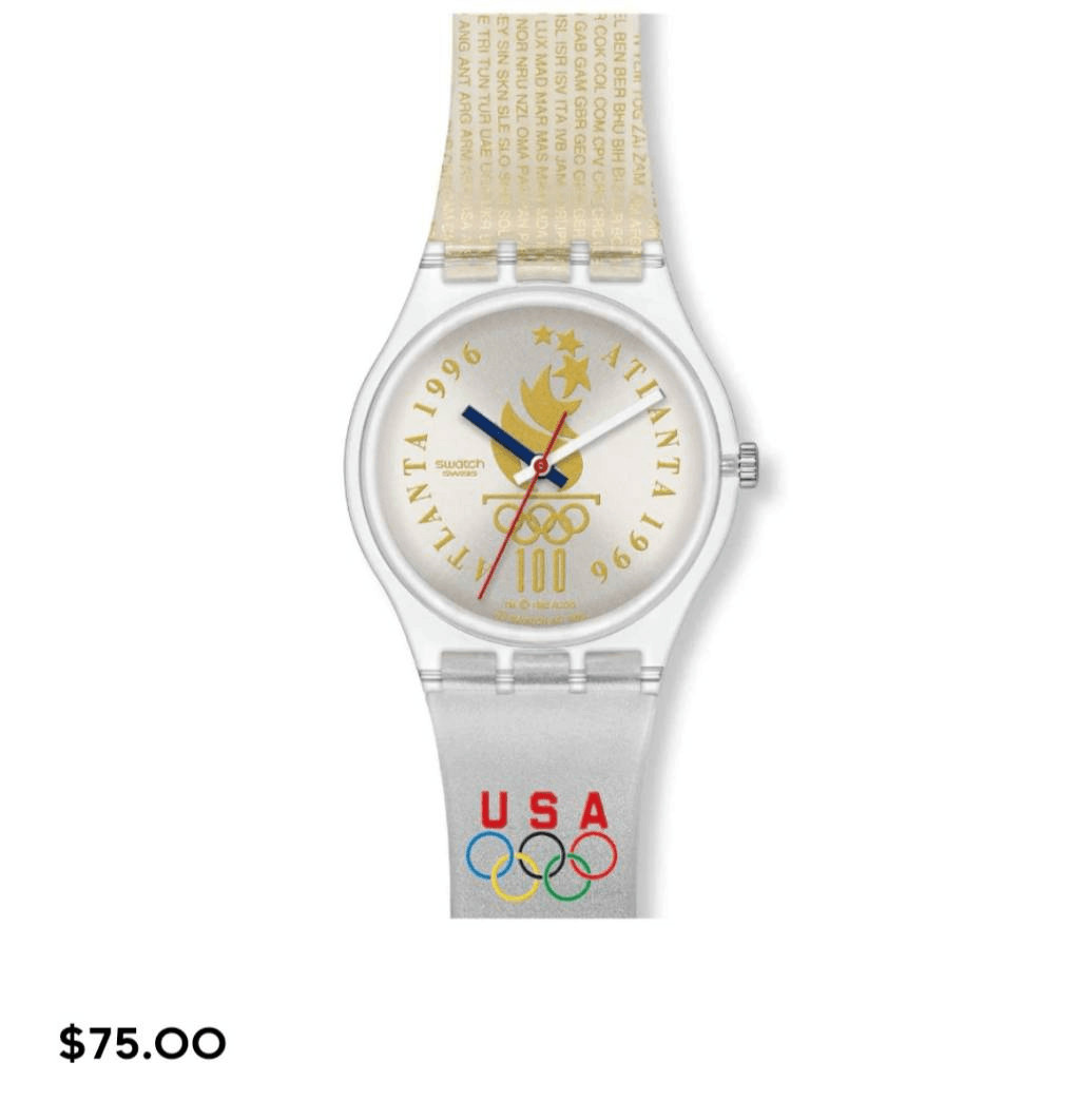 Swatch Team USA 1986 Atlanta Olympics