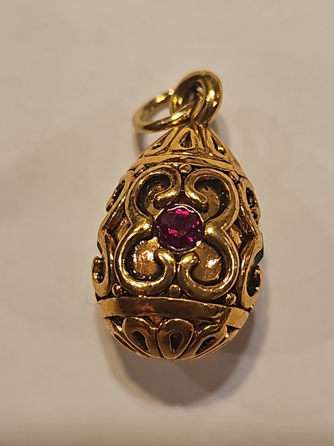 LOT OF 6 JOAN RIVERS ENAMEL FABERGE EGG STYLE CHARMS