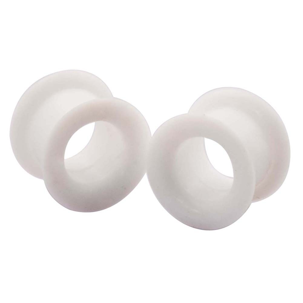 Pair Ultra Soft Silicone Ear Skin Flesh Tunnels Plugs Gauges Earskin Earlets
