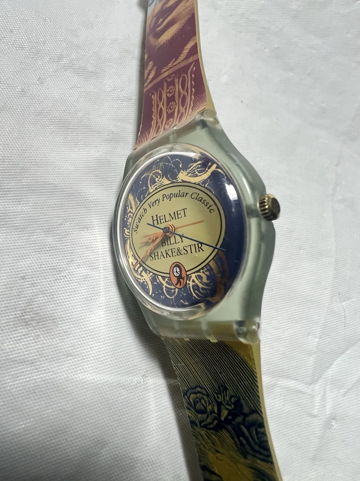 Swatch AG1997,(helmet) Gent,Graphic Strap,GG173,(Billy Shake&Stir),34mm Unisex