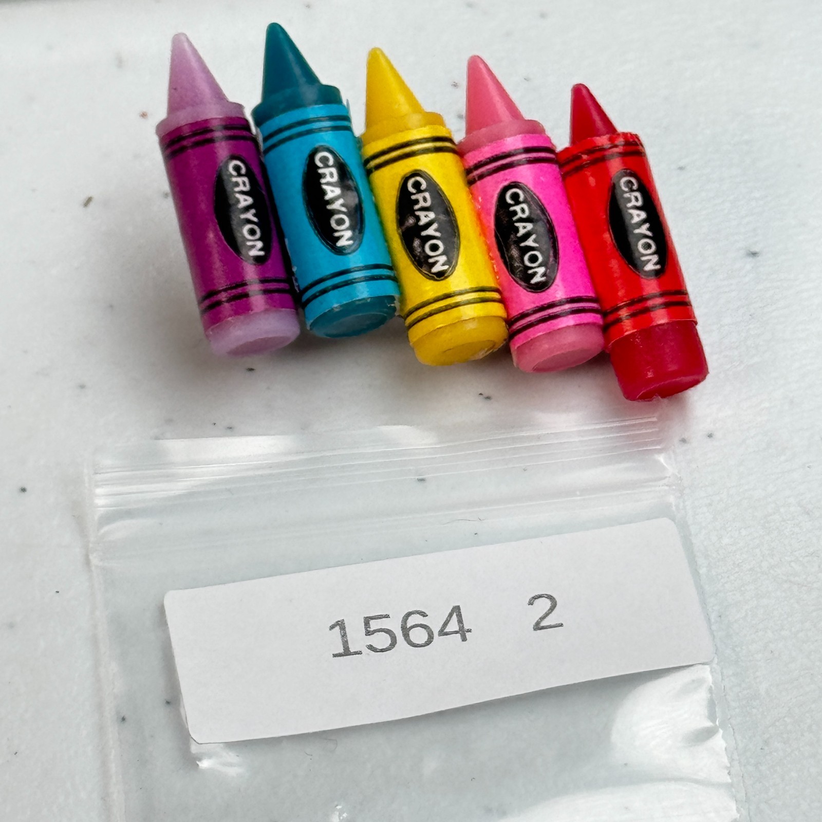 Vintage Brooch Colorful Crayon Teacher School Art Novelty Pin Retro y2k 90s 80s