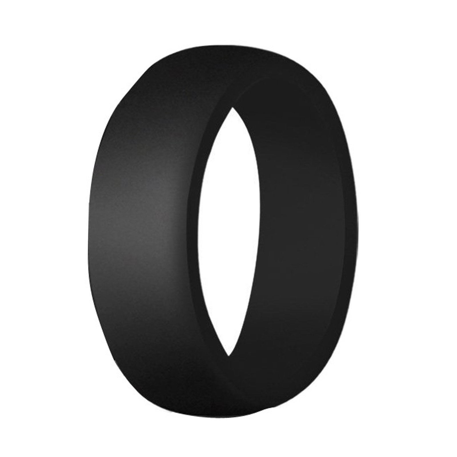 10PACK Silicone Wedding Rings for Men Rubber Sport Engagement Bands- 8.7mm Wide