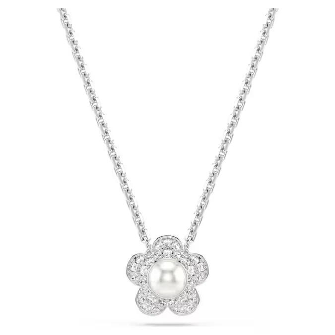 Ariana Grande x Swarovski Necklaces Flower-shape Inlaid Pearl