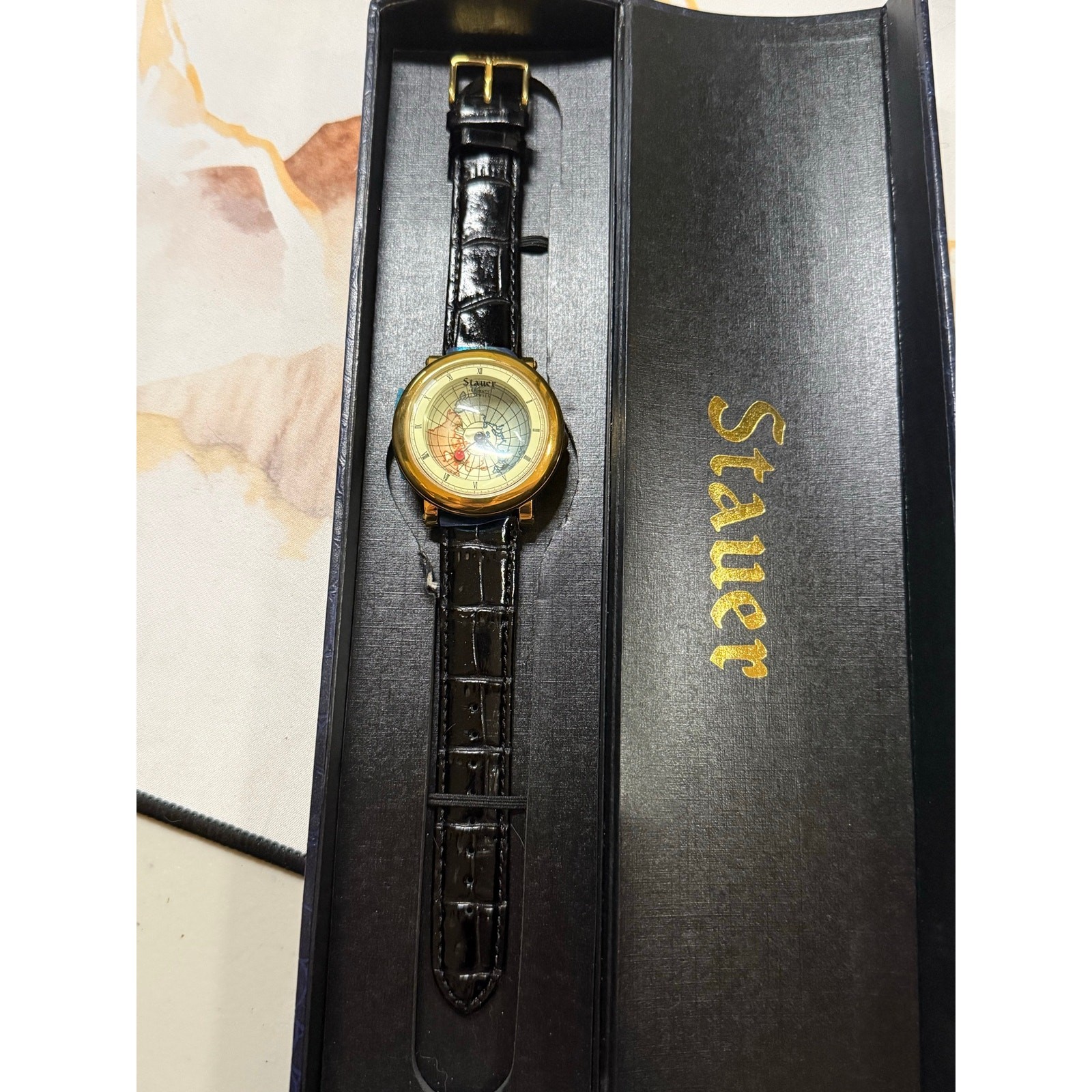 030. Stauer DuMonde Globe Watch
