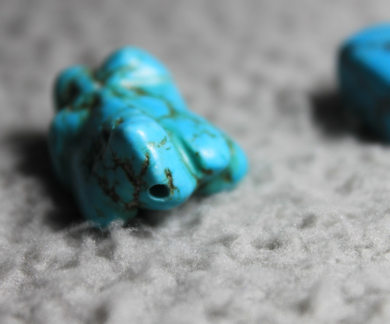 Natural Turquoise Nugget Bead Lot of 6 Chunky Stone Focal Jewelry Approx 20-40mm