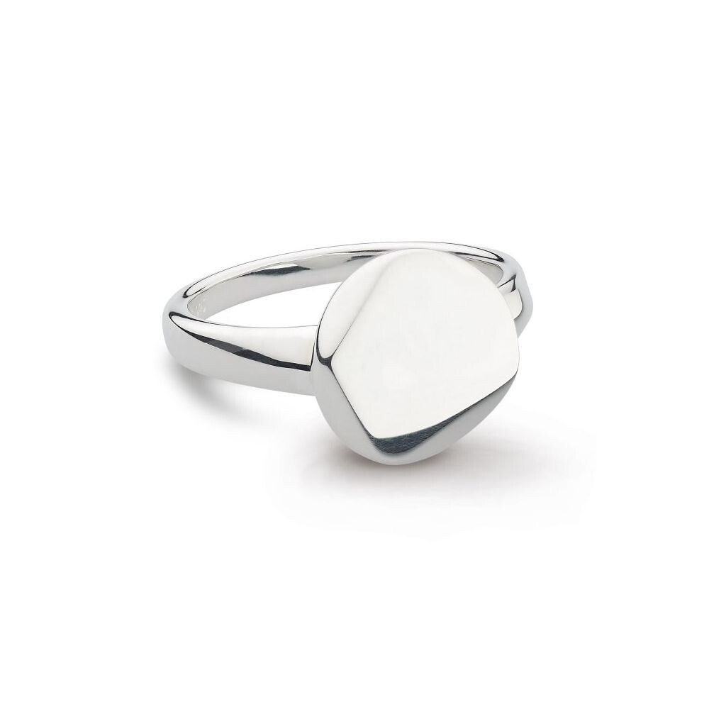 Kit Heath Sterling Silver Coast Facet Ring Size 8 NWT Gift Box