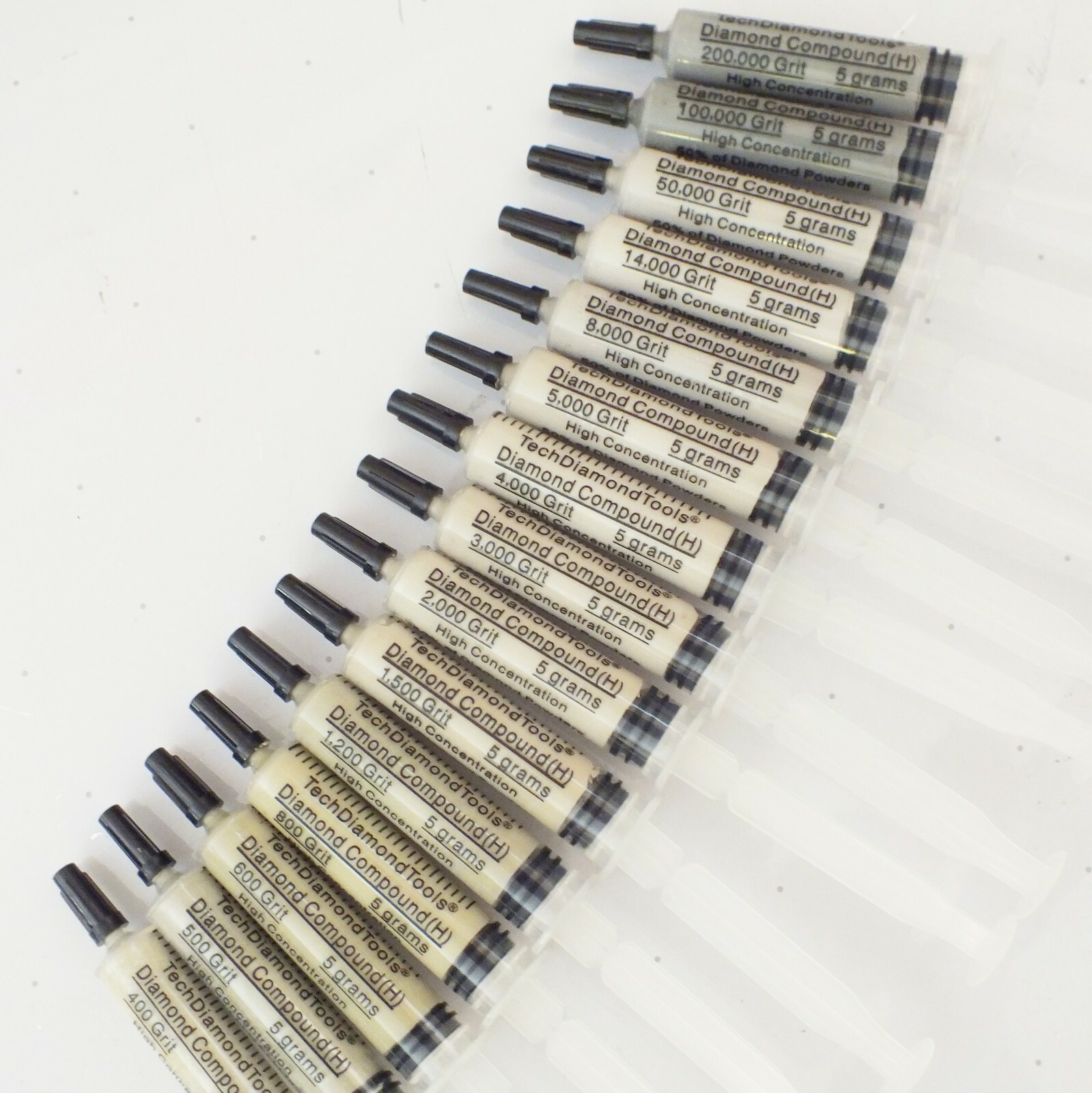 Diamond Paste Compound Polishing Lapidary 10 grams 50,000 Grit to 400 Grit (H)