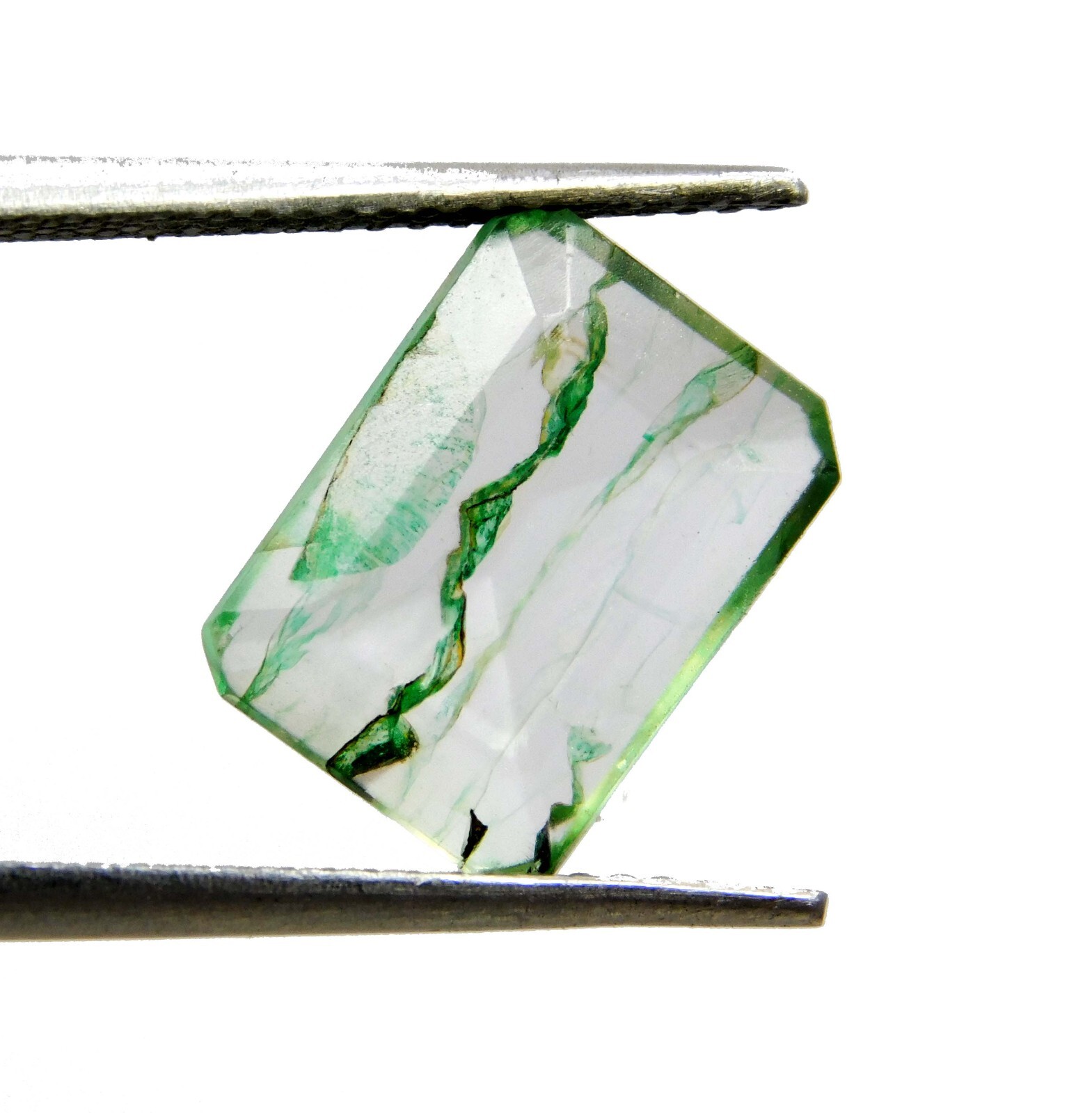Certified Natural Colombian Green Emerald 3.00 Ct Emerald Cut Loose Gemstone
