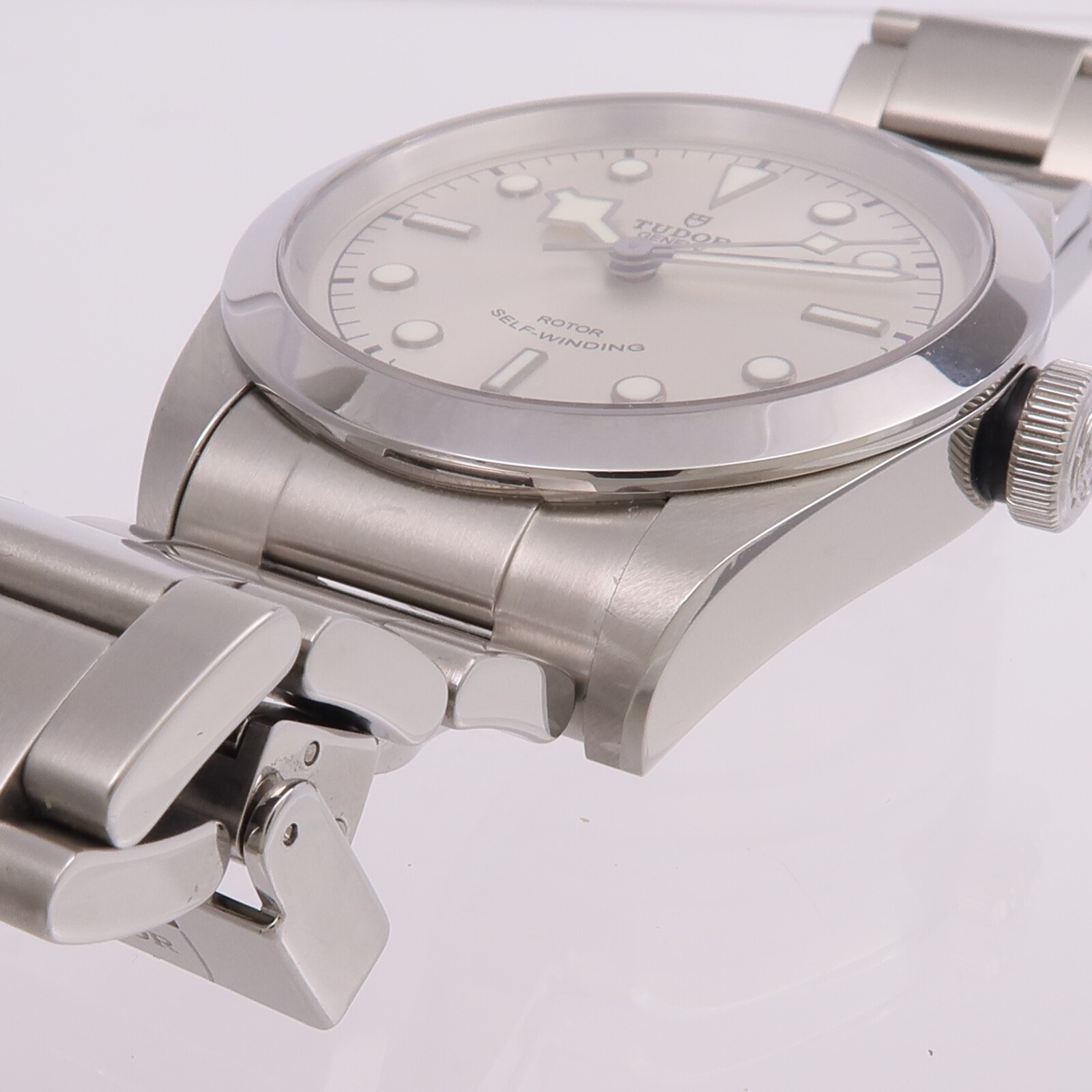 TUDOR Heritage Black Bay Automatic Watch 79540 Stainless Steel White