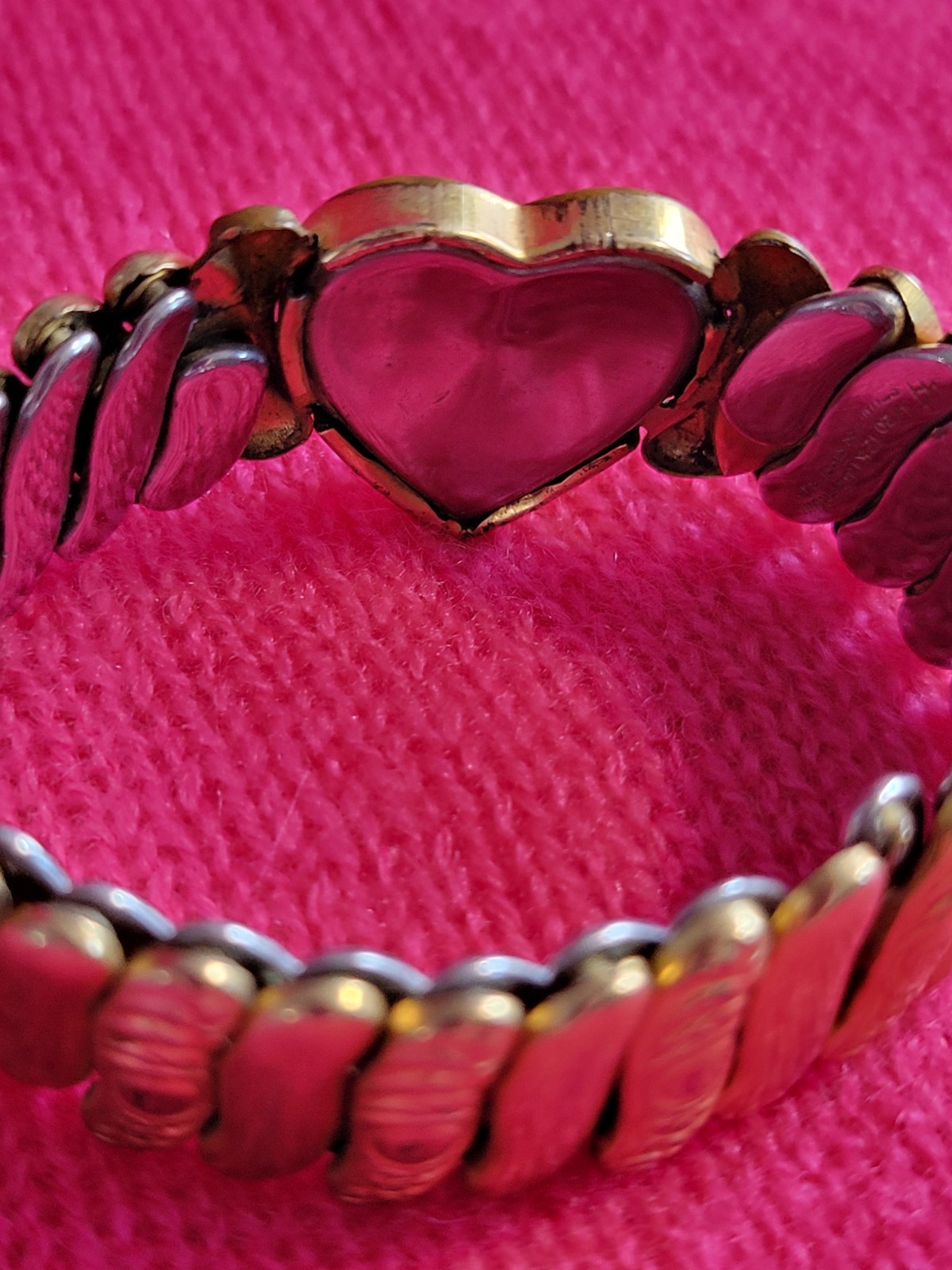 VINTAGE CHILD SIZE SWEETHEART EXPANSION BRACELET 1/20 12K GOLD FILLED