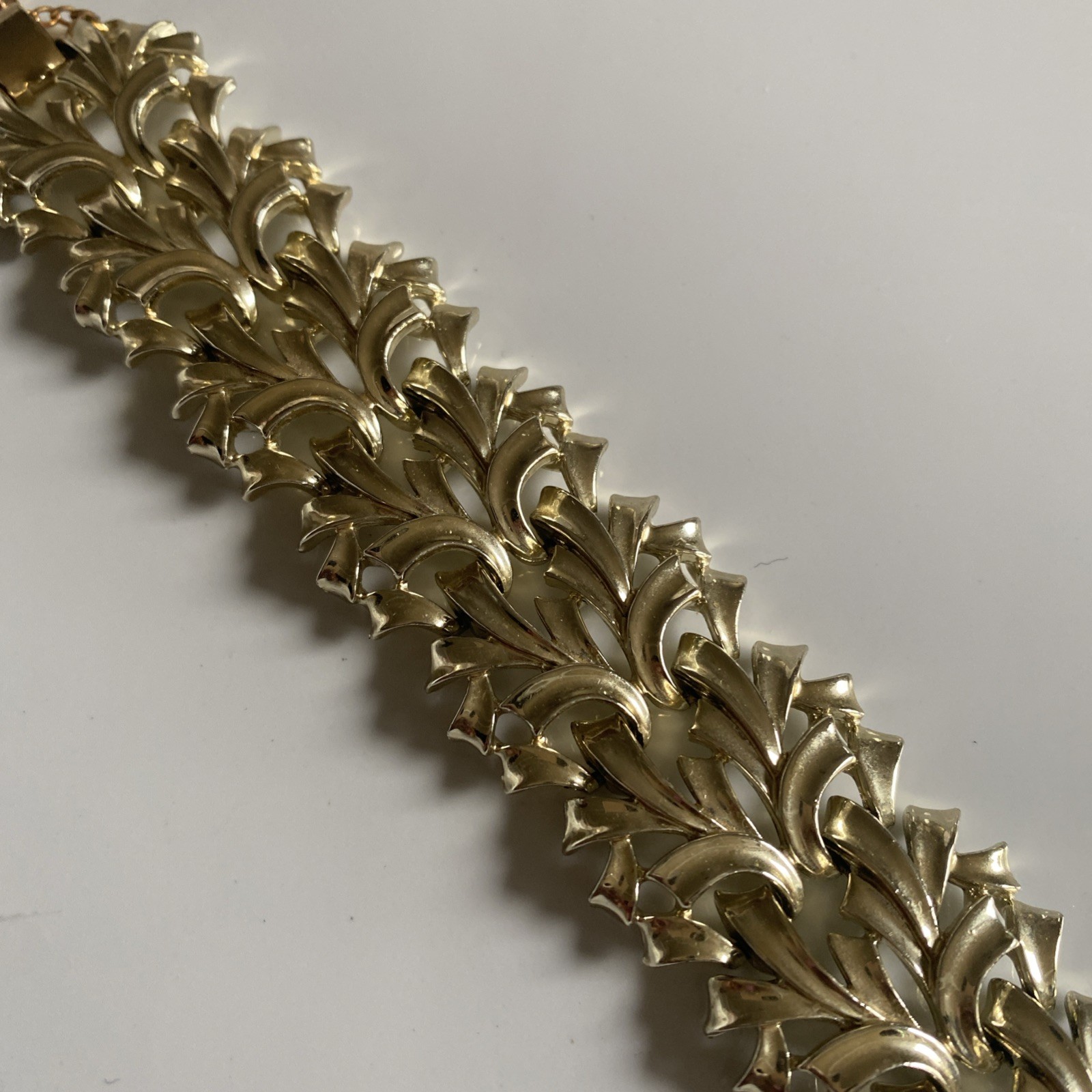 Vintage Estate Coro Pegasus Bracelet With Safety Clasp