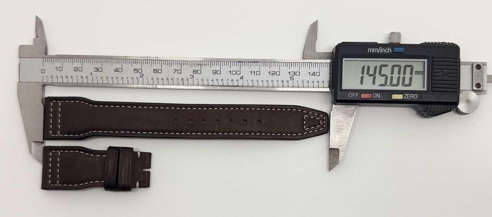 IWC 22mm x 18mm Brown Calfskin Leather Watch Strap Band A53023 Authentic OEM