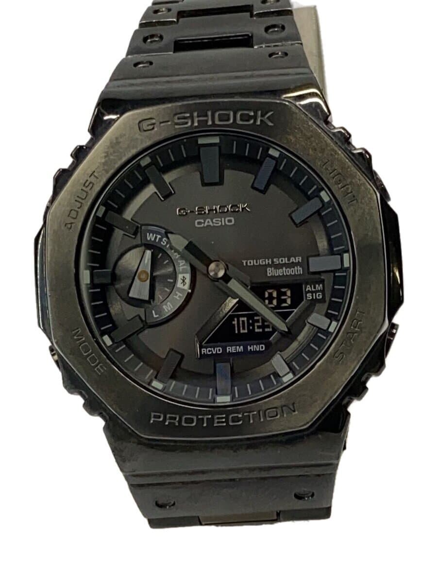 CASIO G-SHOCK GM-B2100BD-1AJF Black Stianless Steel Solar Digital Analog Watch