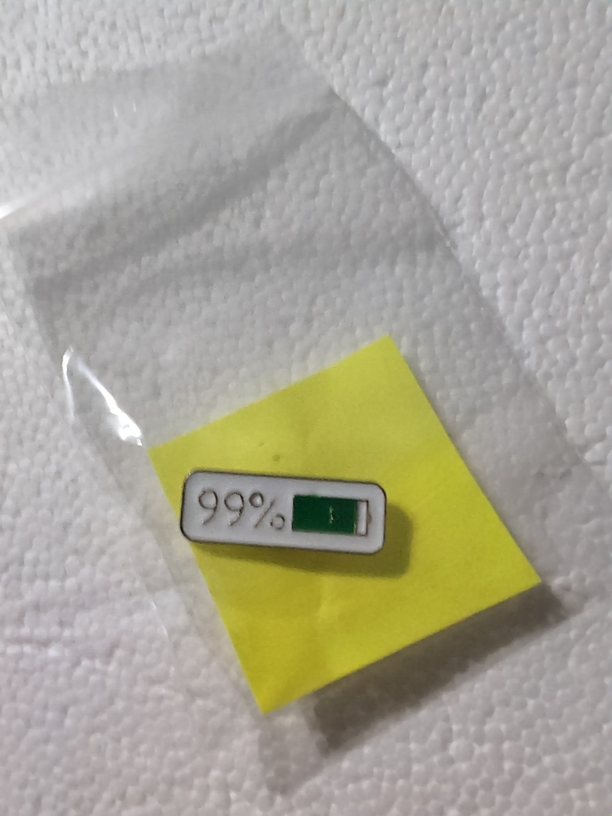 99.9% Battery Lapel Pin for Hat Purse Tie NEW