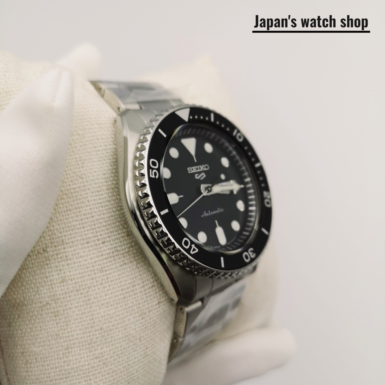 SEIKO 5 SPORTS SBSA005 Black Mechanical Automatic Men’s Watch New in Box