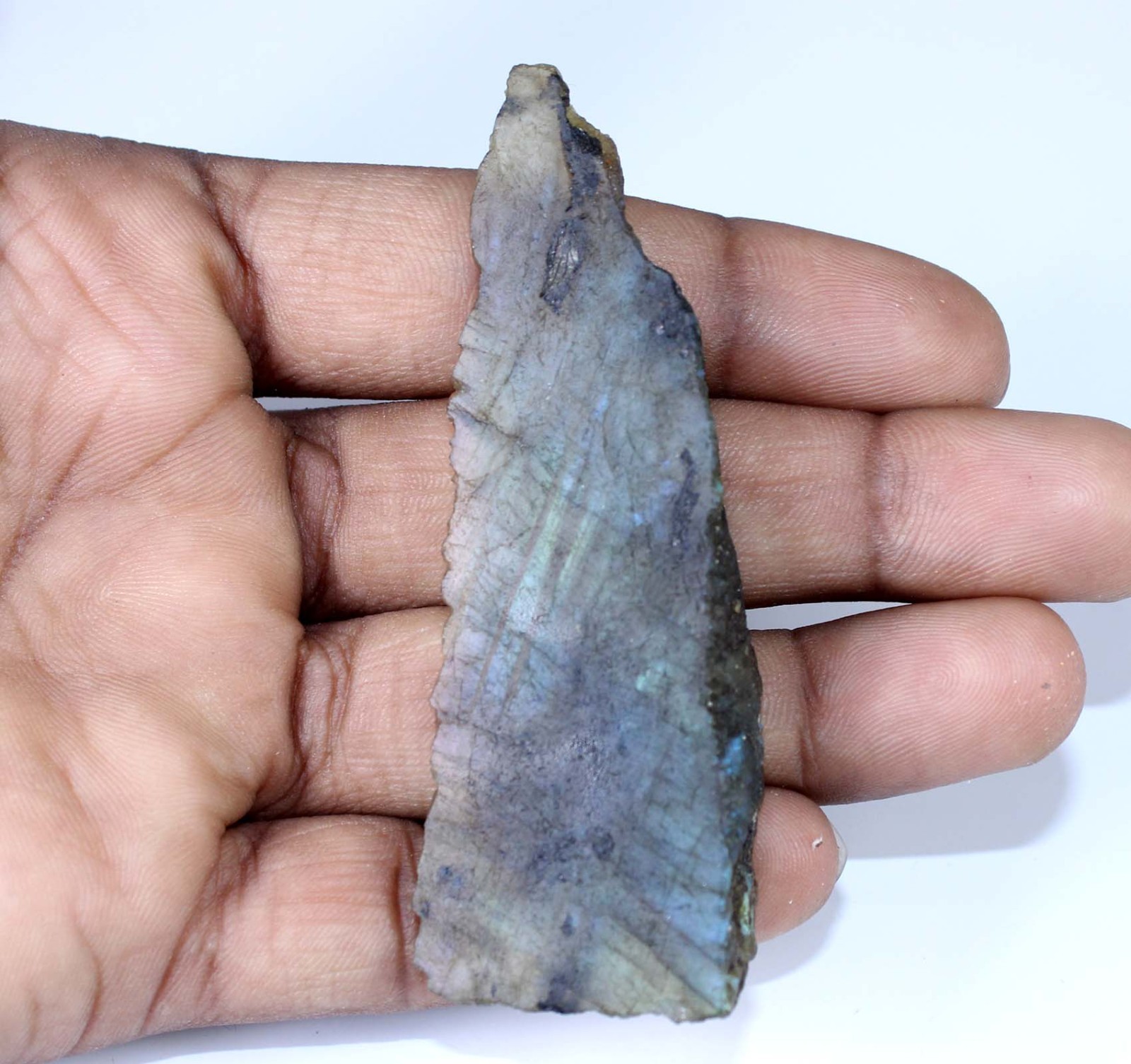 Natural Untreated Madagascar Labradorite 101.60 Ct Gemstone Mineral Slab Rough