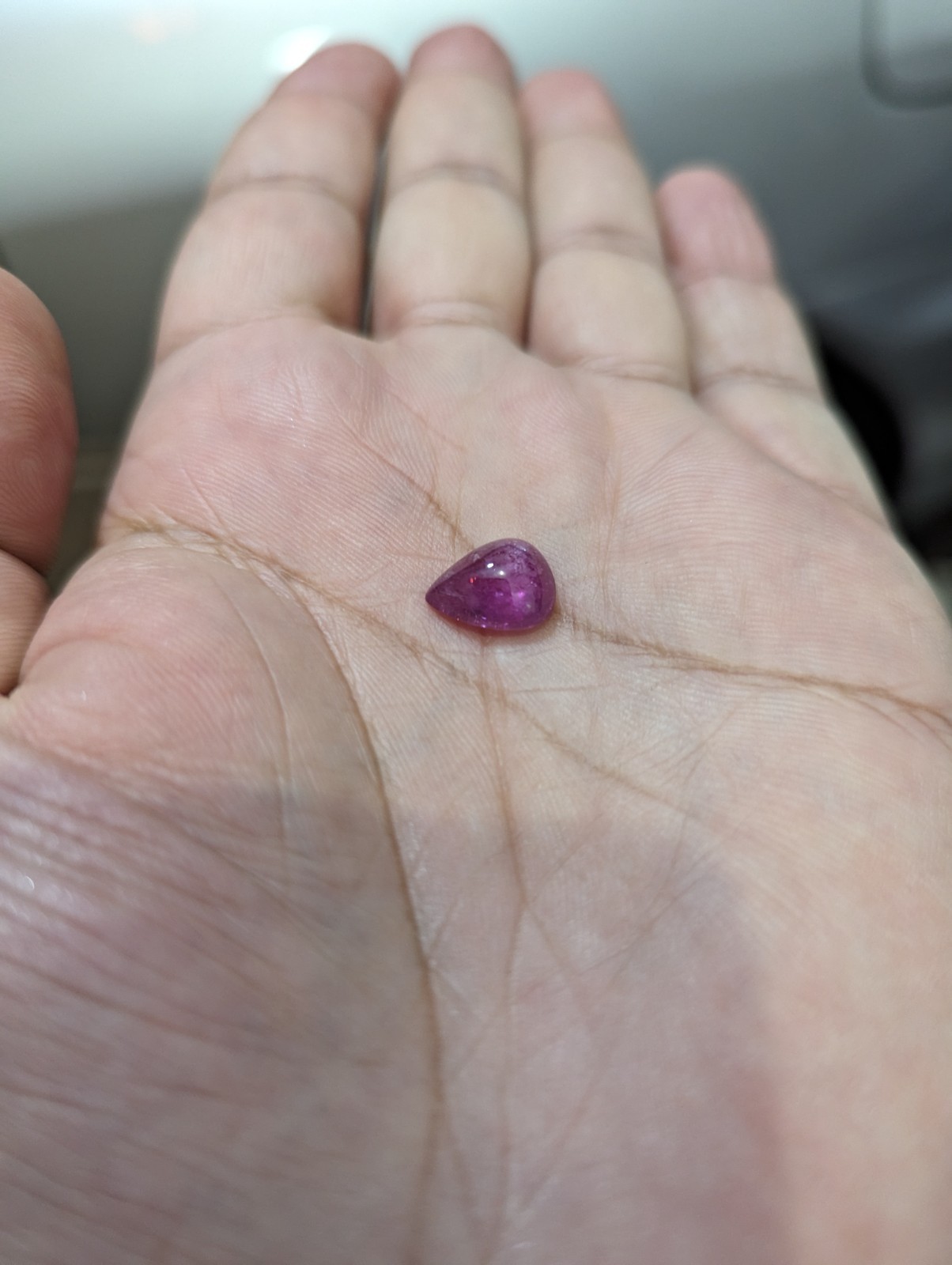 Natural Burmese Ruby – 5.26cts., Good saturation, very good cut