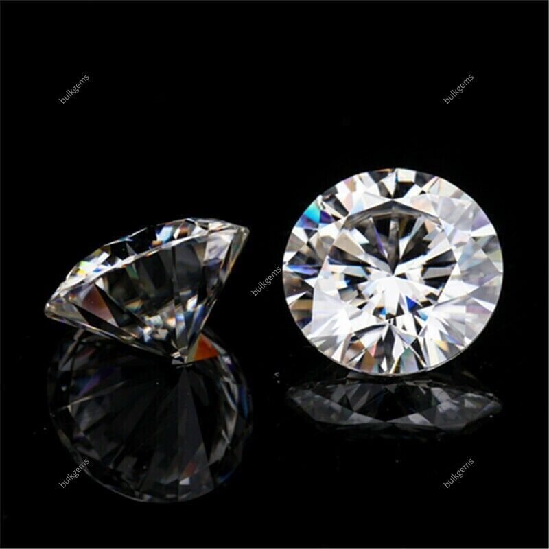 Lab Grown Diamonds DEF, SI Round Cut HPHT/ CVD for rings 2 mm size 6 Stones