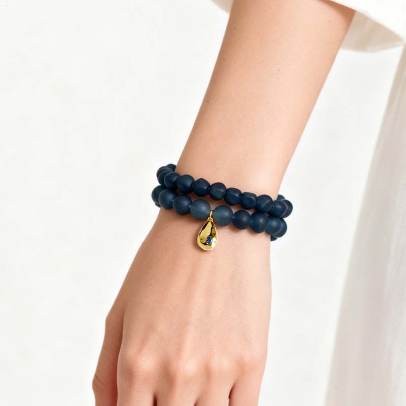 New 2pcs Talbots Bead Stretch Bracelet Gift Chic Women Party Vacation Jewelry