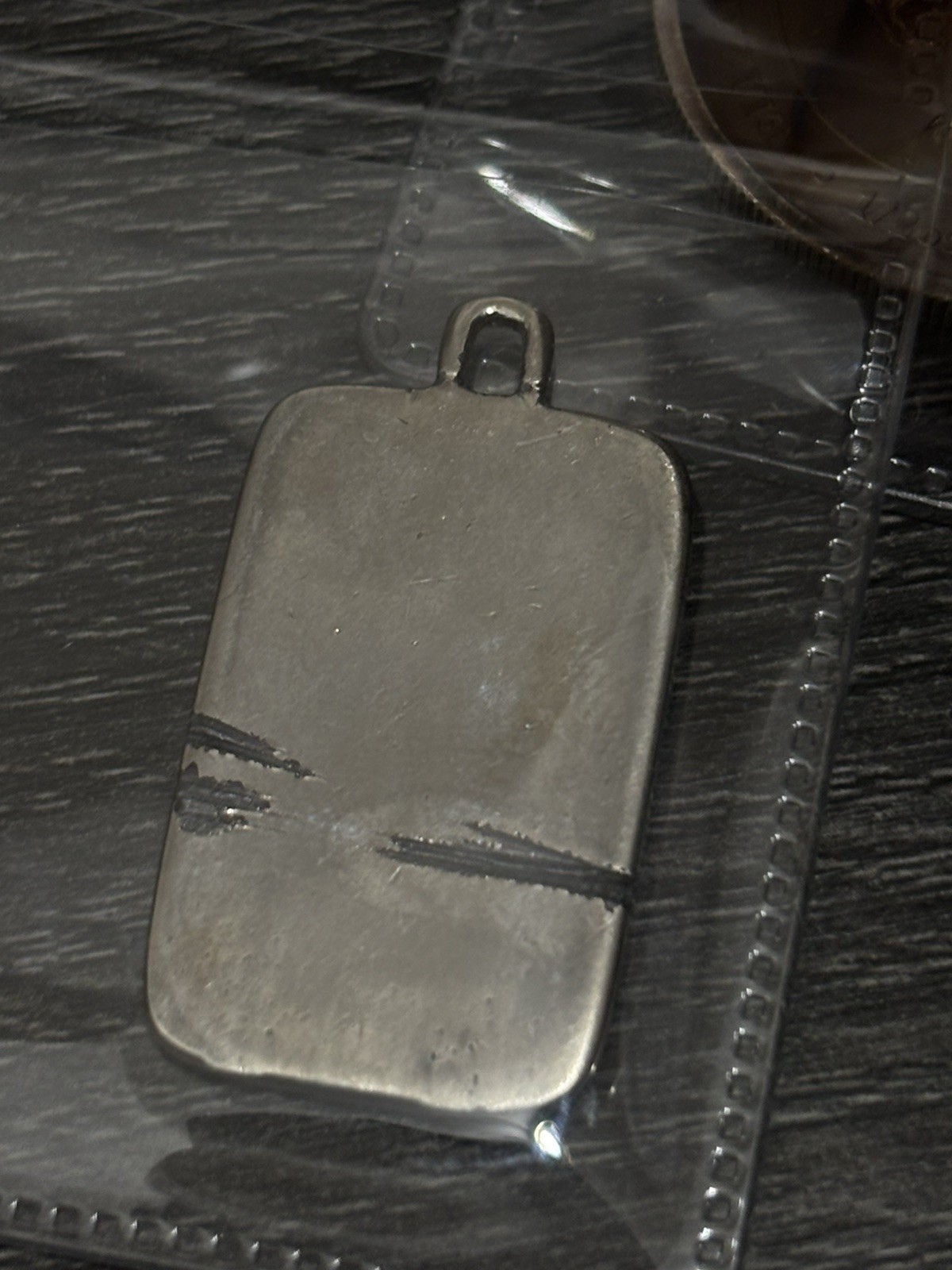 2 Gram .999 Fine Silver Rectangle Bar Pendant – Credit Silver – Simmons