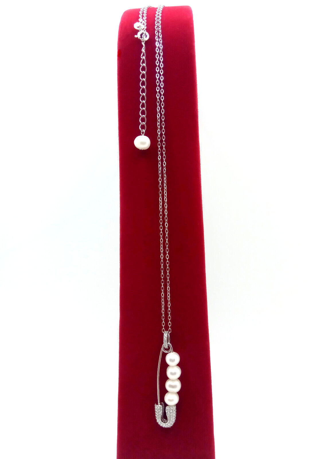 🔥🔥🔥Exclusive 23.30ct Freshwater Pearl Pendant Necklace in Silver & Gold