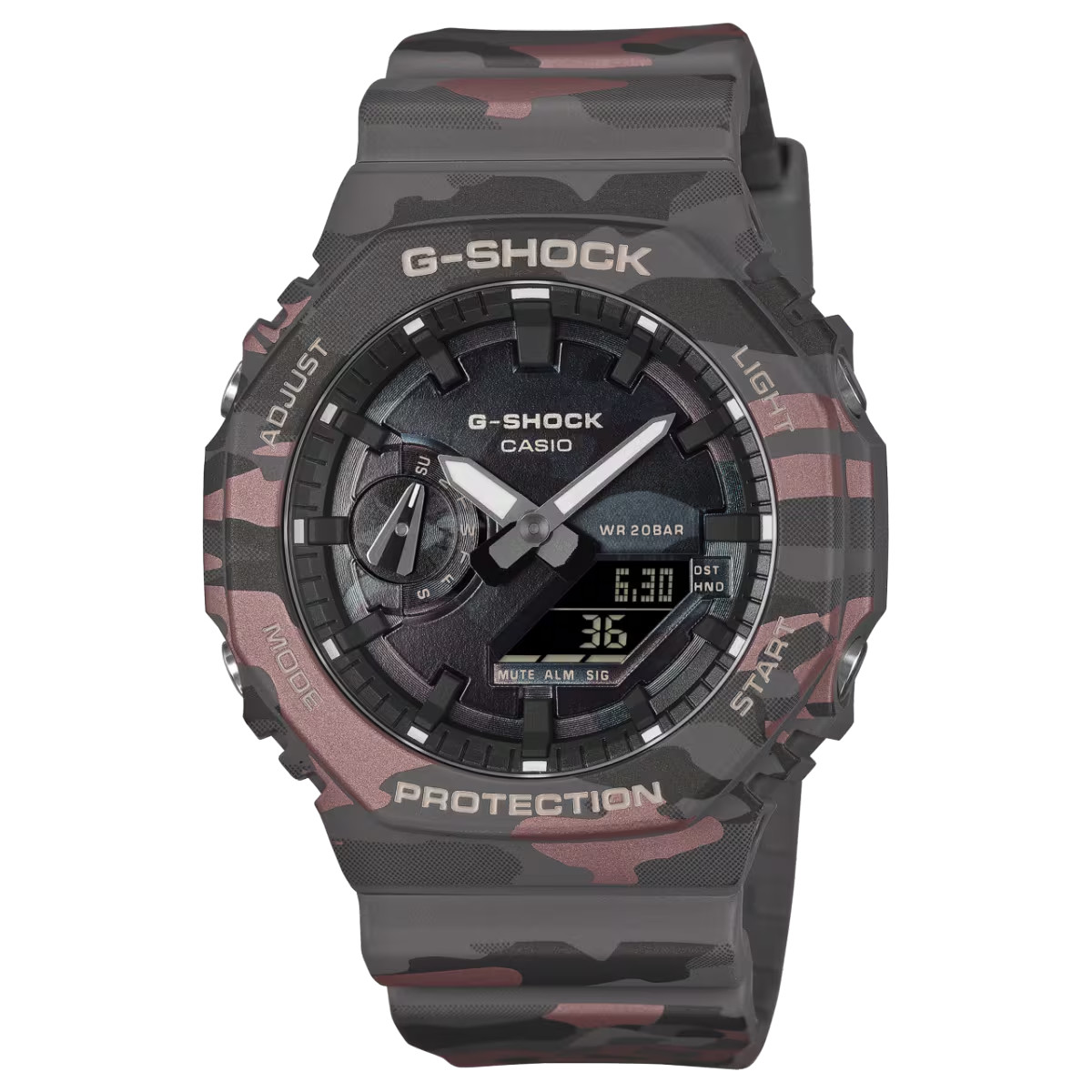 CASIO G-SHOCK GA-2100CM-5AJF Black Camouflage Carbon Unisex Watch New in Box