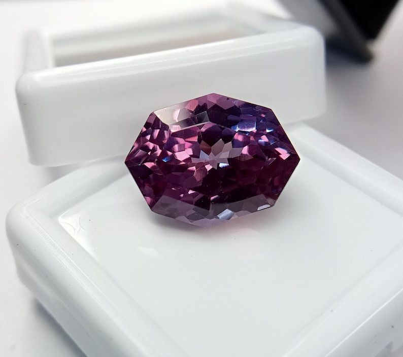 11.70ct Natural Brazilian Color Changing Alexandrite Fancy cut Loose Gemstone