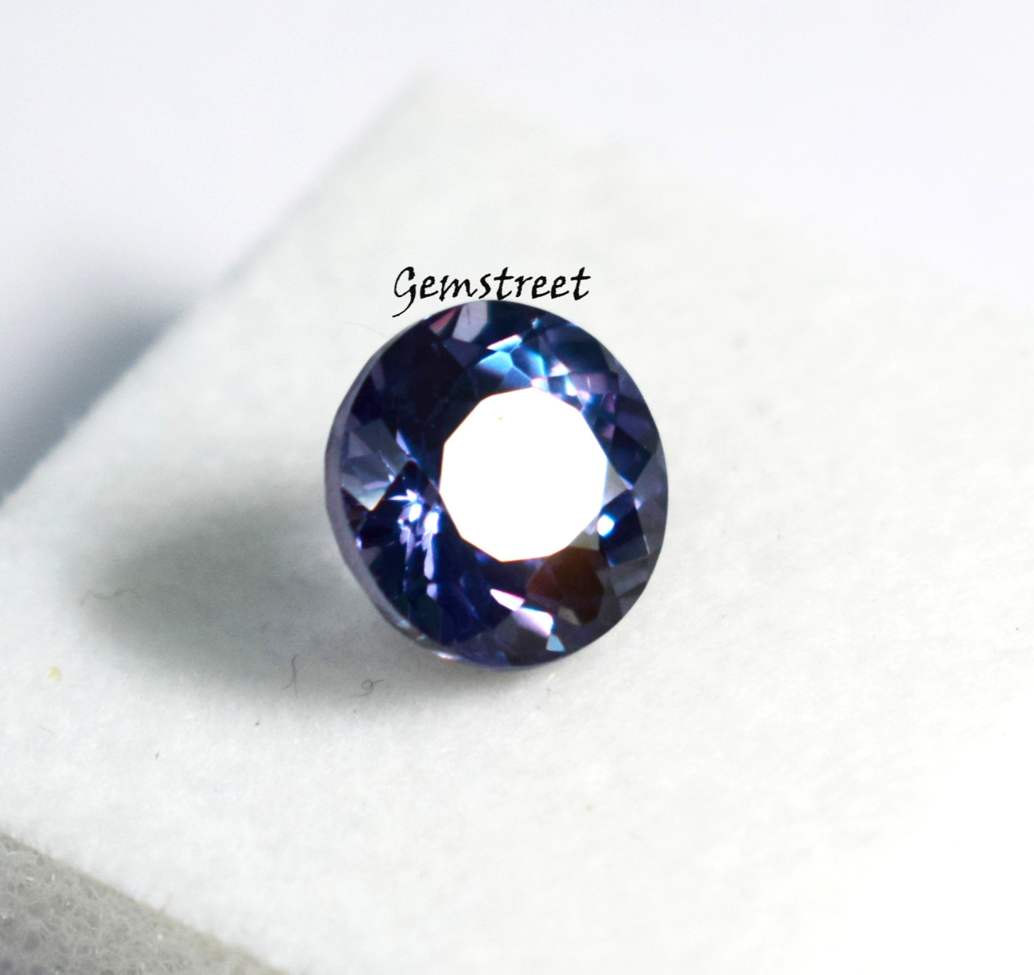 2.50 Ct Russian Color Change Alexandrite Round Cut Certified Natural Gemstone