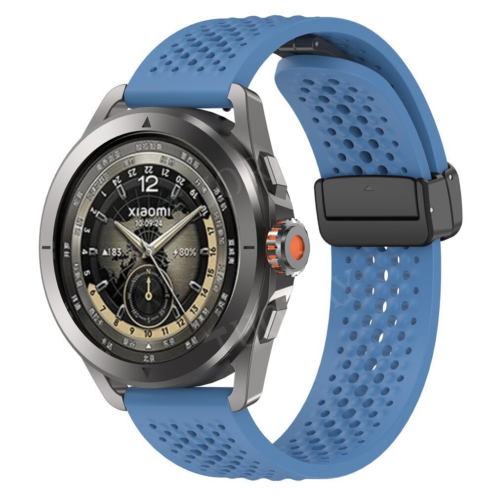 22mm Magnetic Silicone Strap Watch Band For Amazfit Bip 6/5 GTR 4/3/2/GTR 47mm