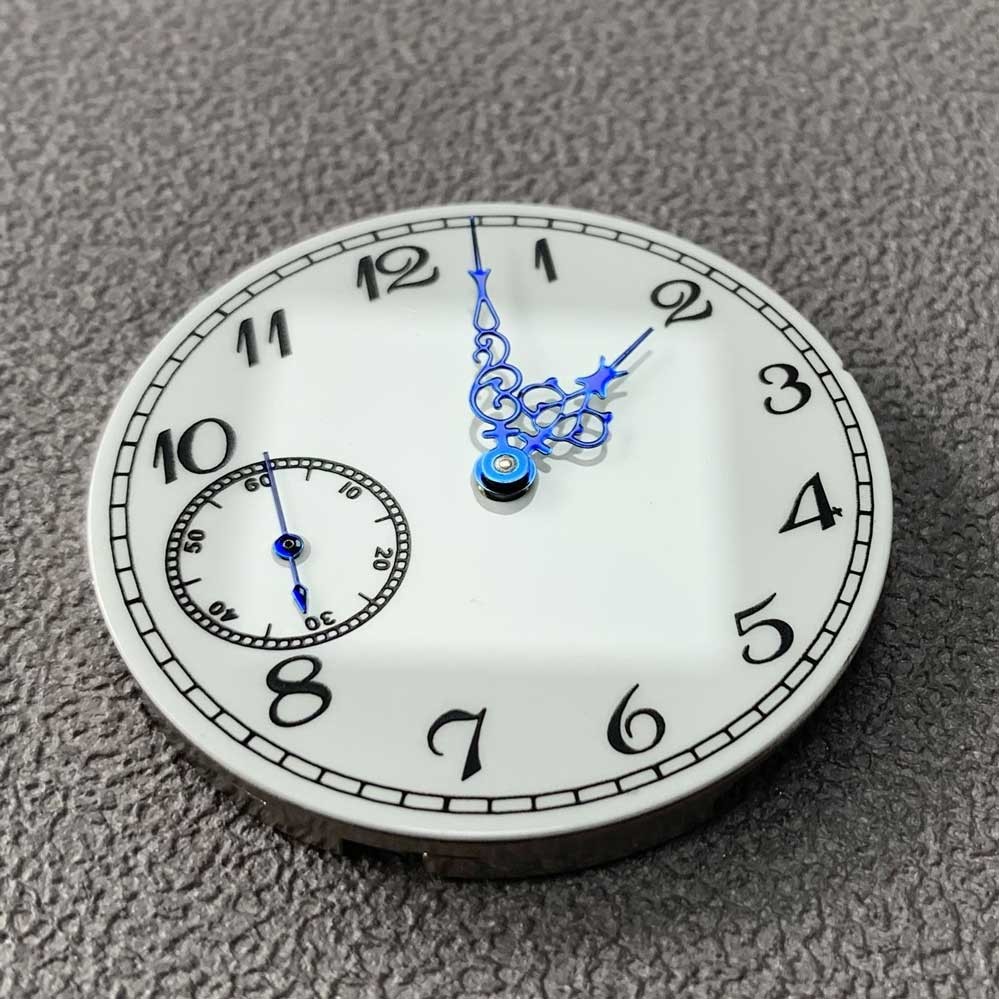 37mm Blue Watch Hands Watch Dial Rplacement for ETA6497 ST3600 Watch Movement