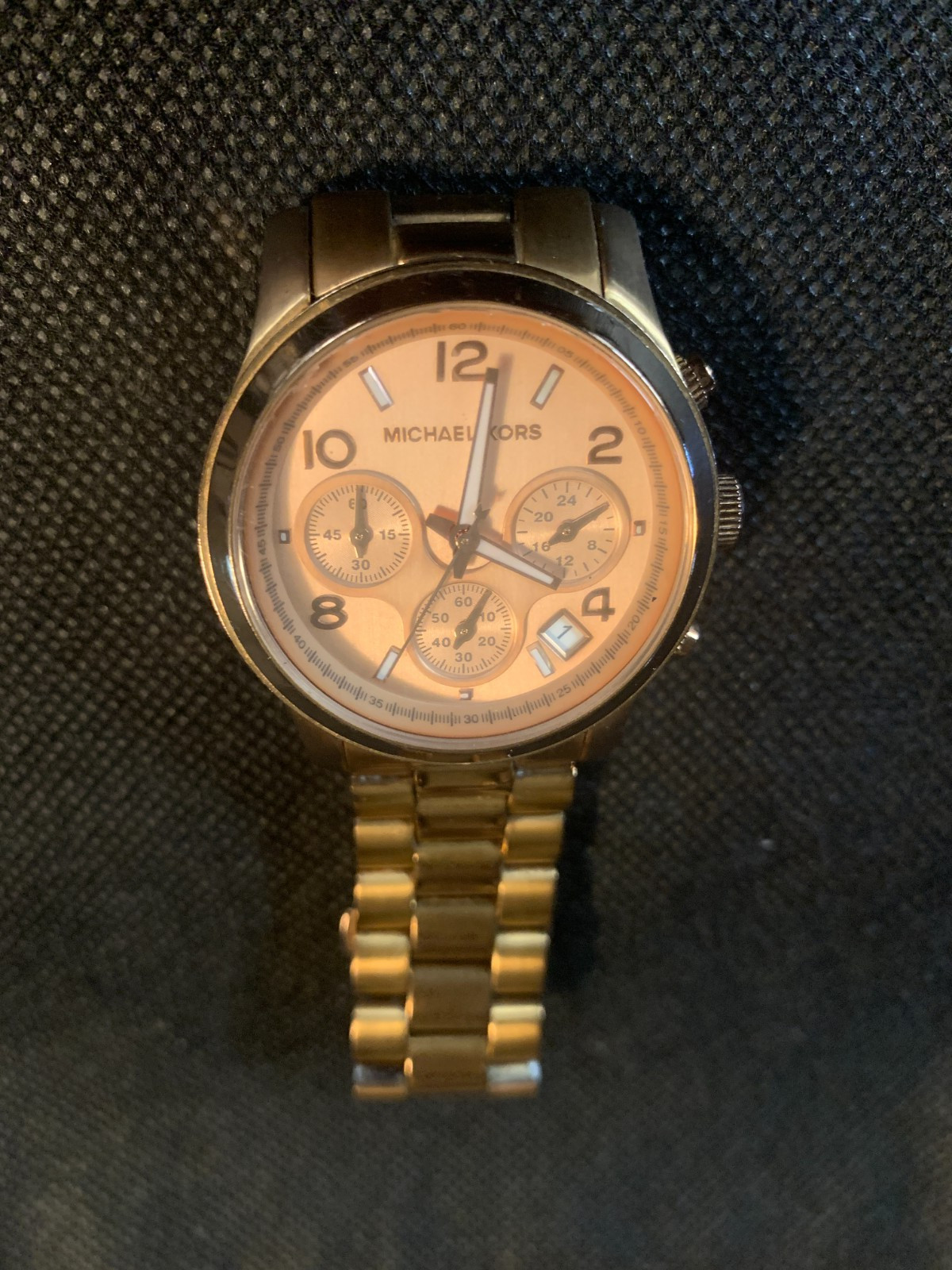 Michael Kors MK5128 Rose Gold Tone Chronograph Watch 38mm Women’s/Unisex