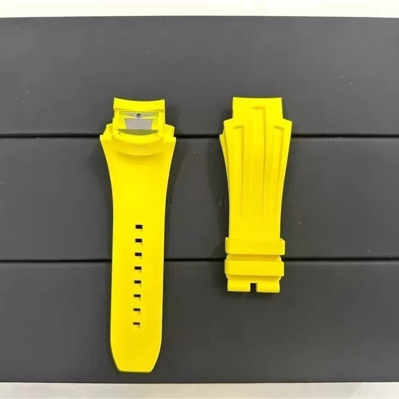 FKM Rubber Watch Strap Large Size Replacement For Richard Mille RM028