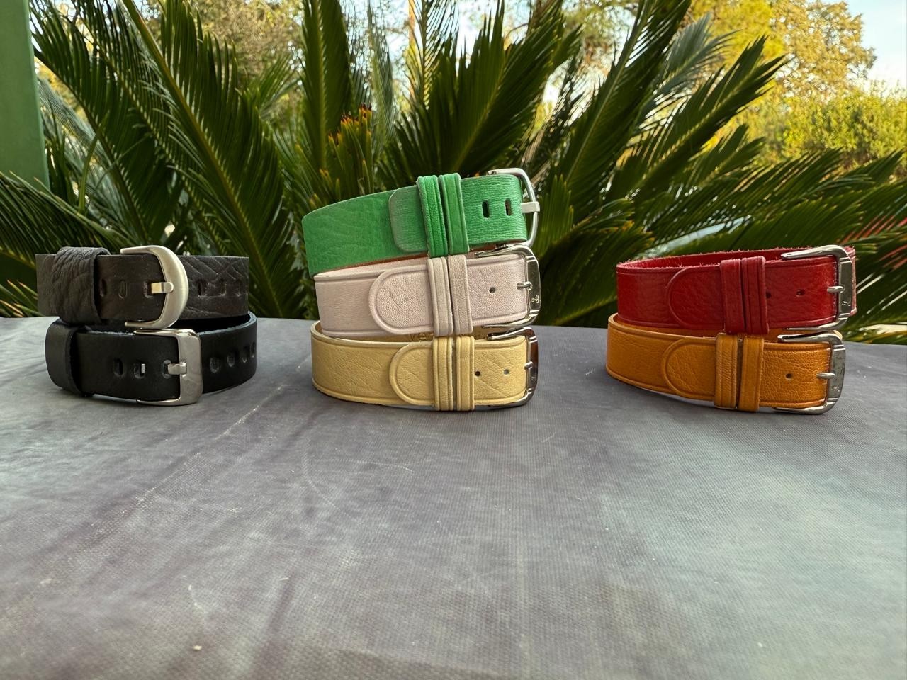 Handmade Genuine Leather one piece watch strap single pass 18mm&20mm Vintage
