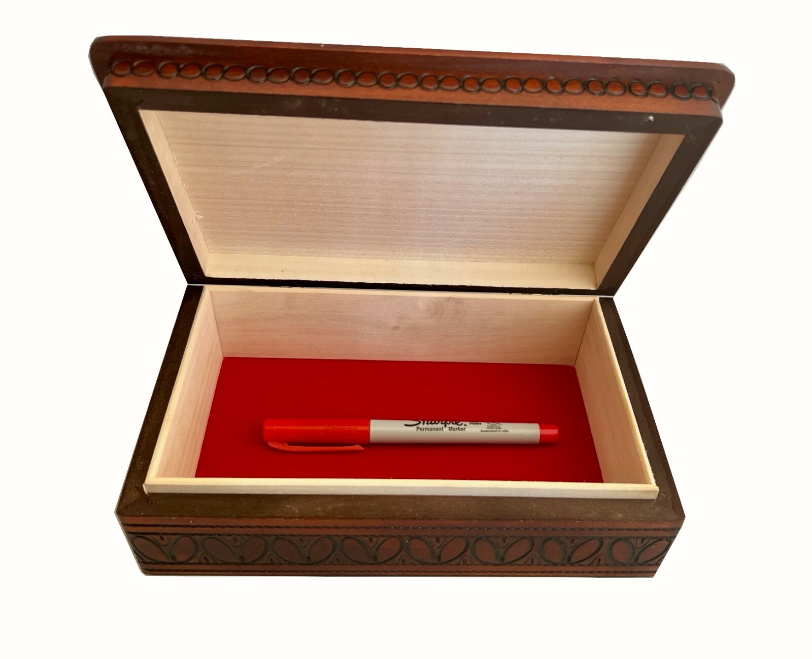 Decorative Wood Box Classic Mens Jewelry Box Handmade Wood Keepsake from Poland
