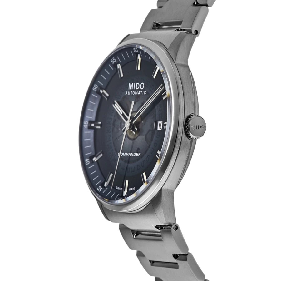 New Mido Commander Gradient Blue Dial Steel Men’s Watch M021.407.11.411.01